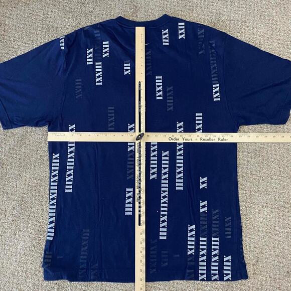 Y2k Nike Lebron Shirt Mens M* Baggy Oversized Embroidered All Over Streetwear - Picture 4 of 4